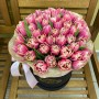 Букет из 51 тюльпана "Нежно розовый"