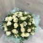 Воздушный зефир | Купить букет из 35 белых роз