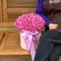 Кустовые розы в коробке "Лианна" | Купить кустовые розы в коробке